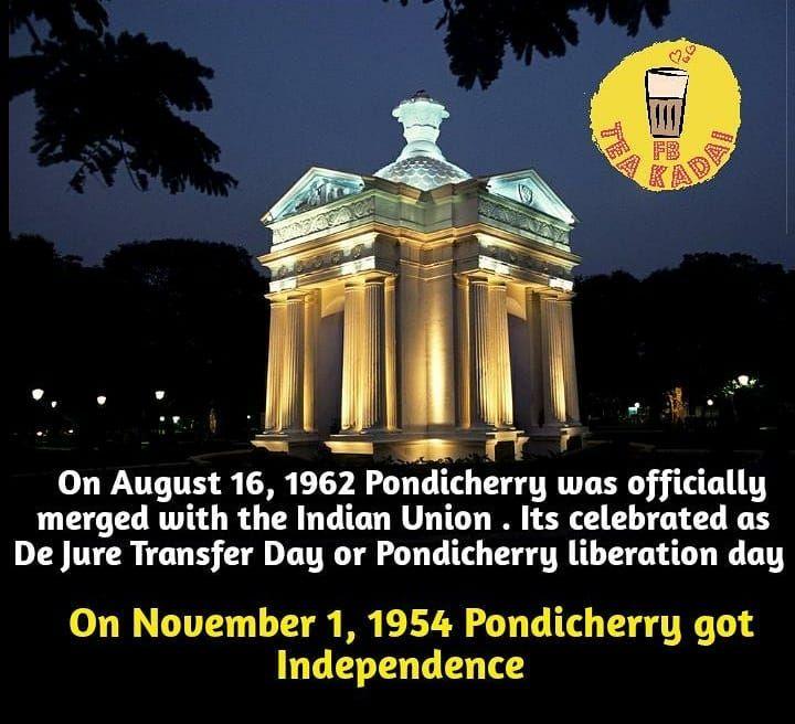 Puducherry celebrates its ‘De-Jure’ day